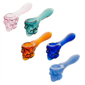 Трубка Glass Skull 2 10см - Бренд Skull - Магазин домашних увлечений homehobbyshop.ru