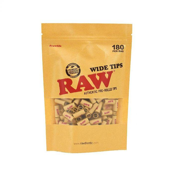 Фильтры Raw Prerolled Unrefined Wide Tips - Бренд RAW - Магазин домашних увлечений homehobbyshop.ru